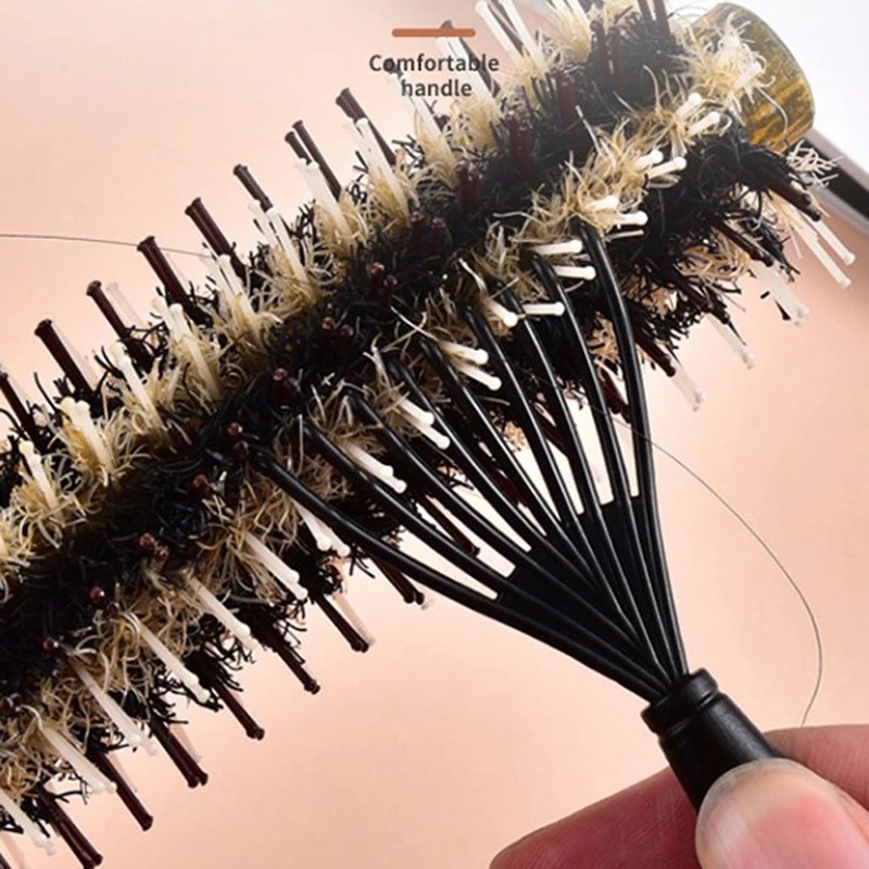 Hair Brush Cleaner Pembersih Kotoran Rambut Penghilang Kotoran Sisir Alat Tanam Pembersih Sisir Rambut Aksesoris Sikat Hairbrush Cleaning Rake Hair Brush Comb Cleaner Sisir Hair Brush Cleaner Alat