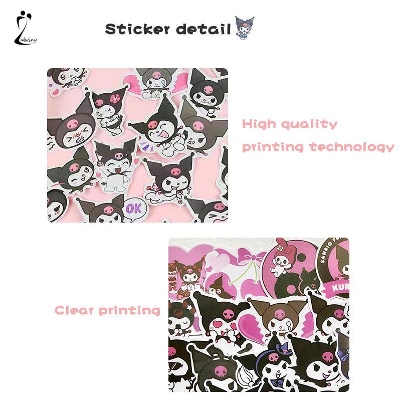 

Stiker Kartun Lucu Kulomi Melody Jade Cinnamon Dog Stiker Dekorasi Ponsel Buku Pegangan Z