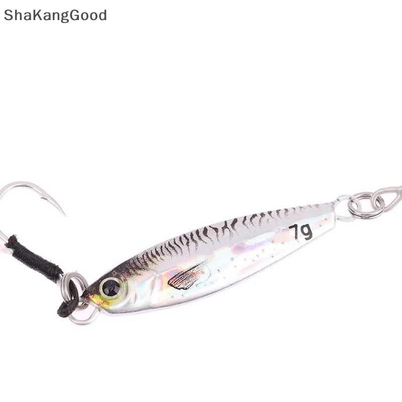 Skid Sea Fishing Slow Jig Metal Jigging Sendok Laser Umpan Buatan Kapal Pancing Jig SKK