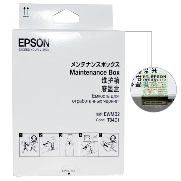 Box Epson T04D1 EWMB2 Maintenance Printer L6160 L6170 L6190 L14150 Ori