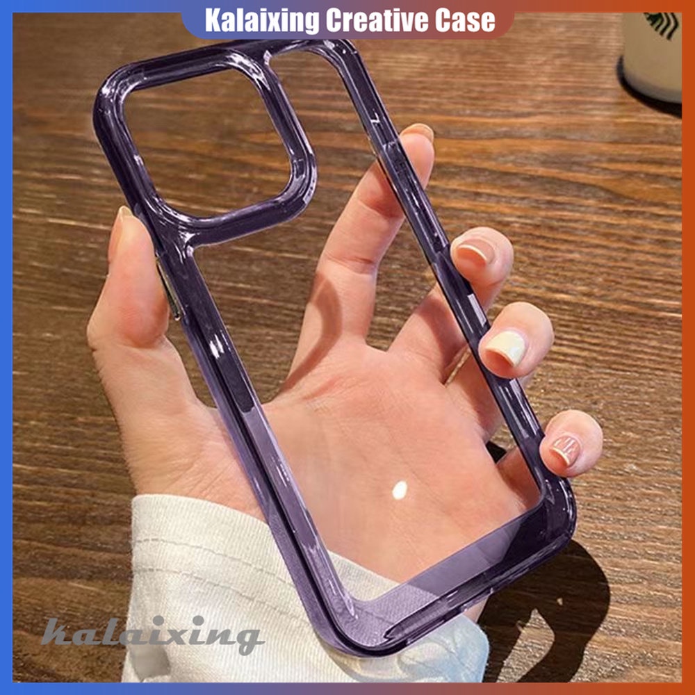 IPHONE Casing Shockproof Bening Mewah Untuk Iphone14 13 12 11 Pro Max7 8 Plus Clear Hard Bumper Casing Akrilik Keras