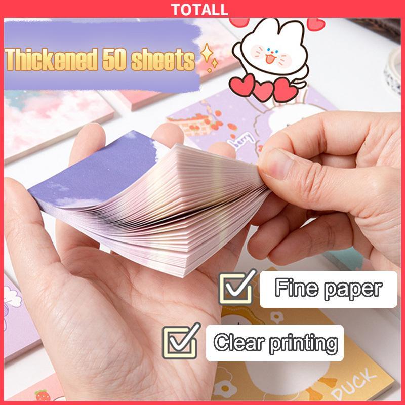 COD Ins Sticky Note Girls Heart Cute Sticky Note Style Student Stationery Sticky Notes Minimalis-Totall