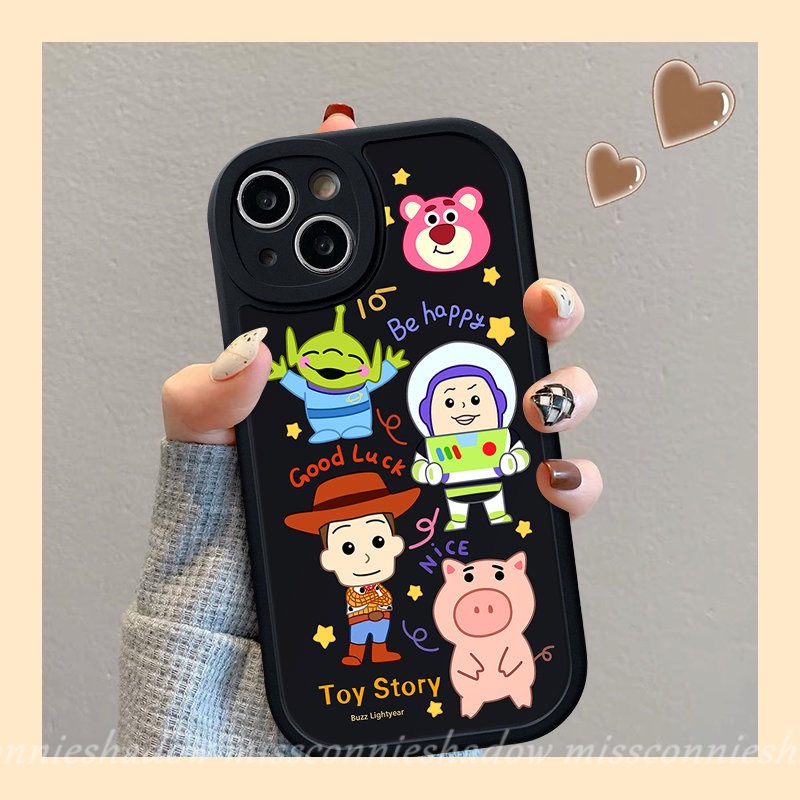 Cover Alien Lucu Untuk Redmi 10A 9C 10 9T 12C A1 10C 9 9A Mi 11Lite 12poco M3 F4 X3 NFC Pro Redmi Note8 11 9Pro 10Pro 9s 9 8 10 10s 11 Pro+11s 8 Toy Story Case Beruang Strawberry