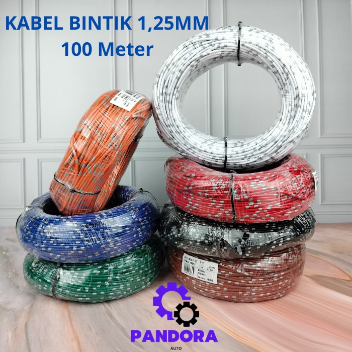 Kabel Bintik Kualitas Astra Kabel Serabut Tembaga Murni 1.5mm X 100m