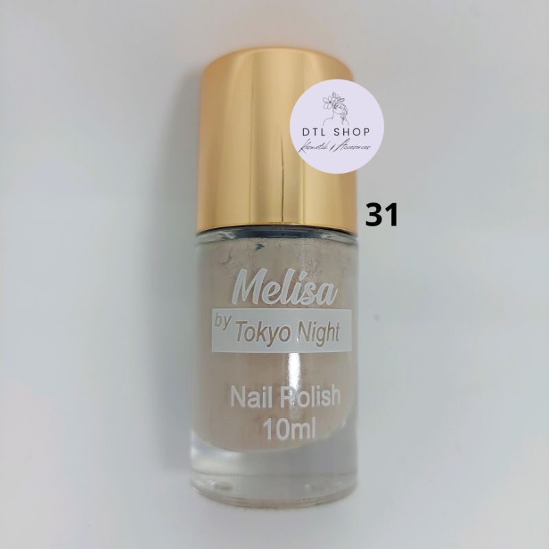 Kutek/Nail polish Melisa Tokyo Night 10ml nude series