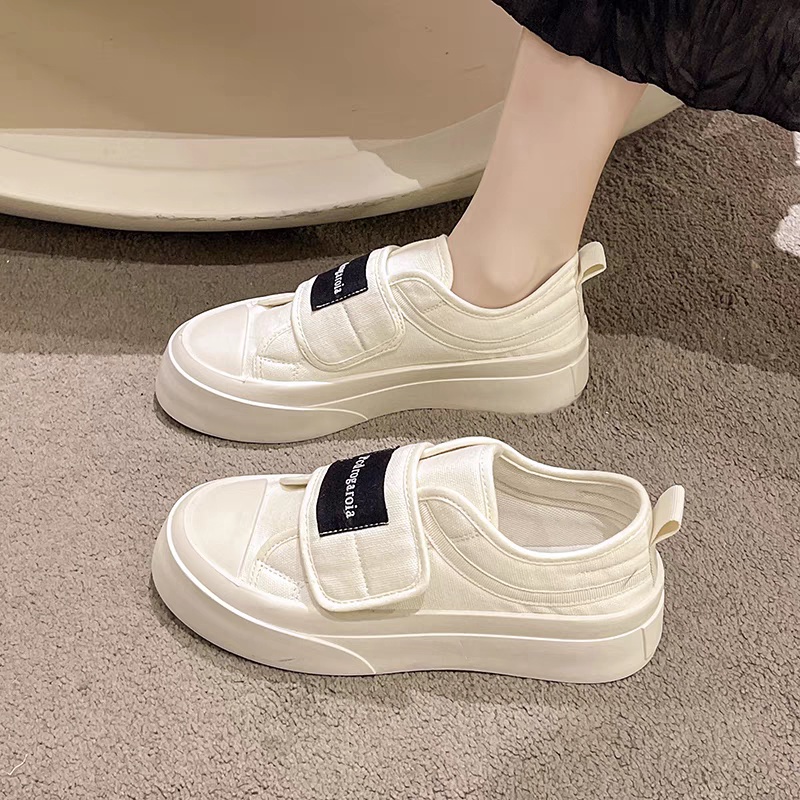 COD POS 57 Sepatu Sneakers Velcro Wanita Import Premium