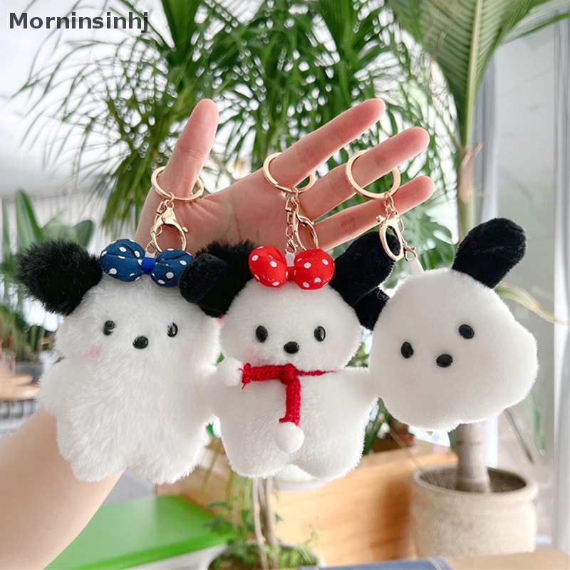 Mornin Tokoh Anime Kawaii Pochacco Plushie Boneka Liontin Gantungan Kunci Kartun Lucu Boneka Binatang Lembut Mainan Mewah Keychain id