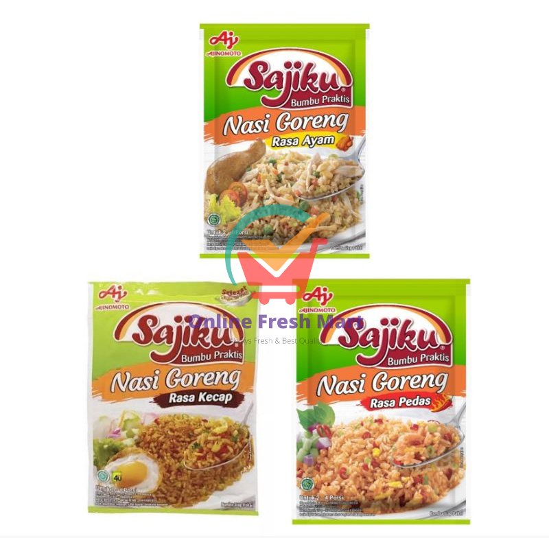 

Sajiku Bumbu Instant Nasi Goreng Kecap Ayam Pedas - Online Fresh Mart Denpasar