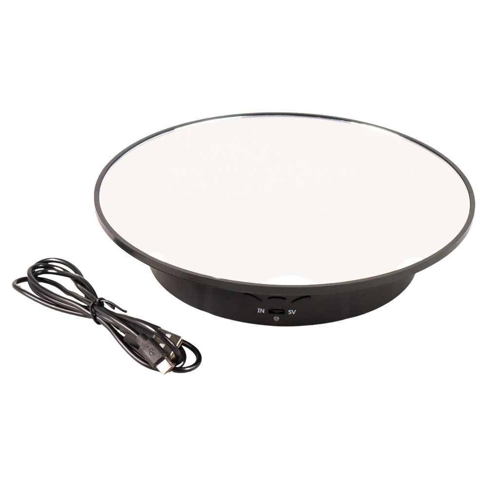 Pajangan Barang Putar Mirror Rotating 360 Turntable - QM104712