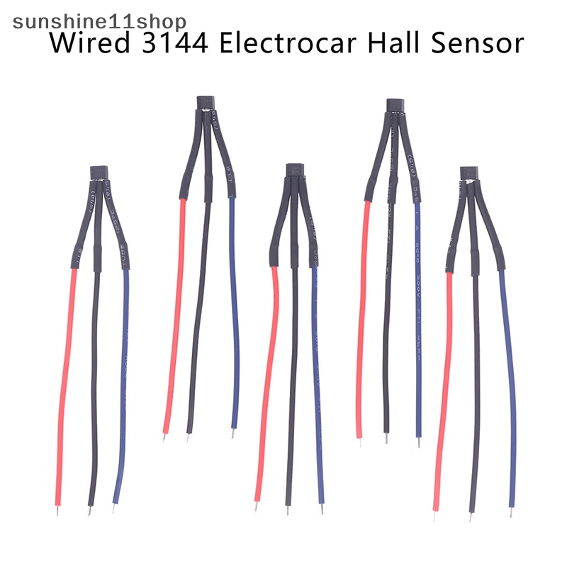 Sho 5Pcs Electrocar Hall Sensor Brushless Motor Hall Komponen3144 Dengan Cable Hall Electric Machine Hall Sensor N