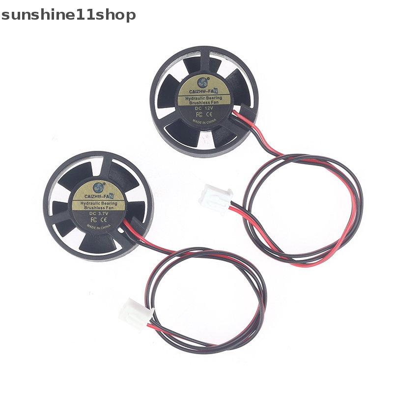 Sho Ultra-miniature Brushless Fan Electric DC 12V/3.7V Mini Micro Kipas Pendingin Mungil N