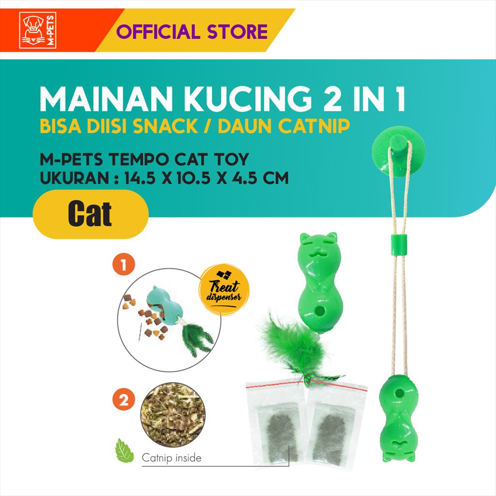 M-Pets Tempo Cat Toy - Cat / Mainan Bulu Kucing Interaktif