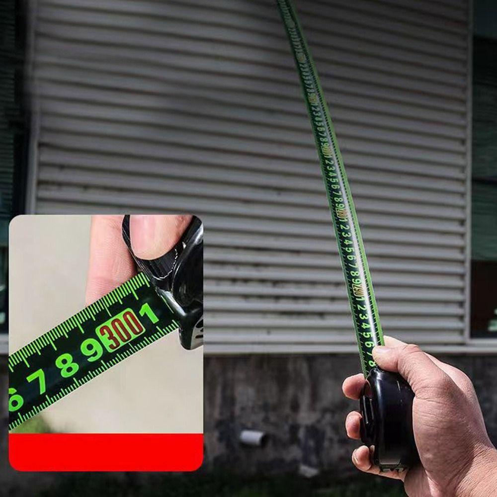 POPULAR Populer Tape Measure High Precision Fluorescence Tahan Aus Tahan Jatuh Measuring Steel Tape