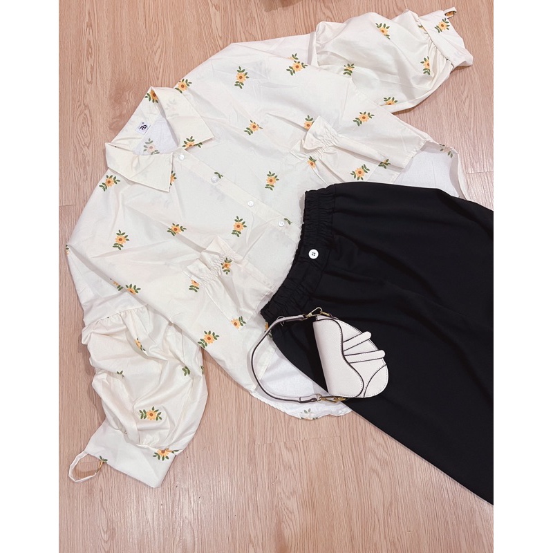 BEFAST - ZRD OOTD WANITA ONESET WITA / SETELAN SHAVA JISOO / ONESET Wanita Keluaran Terbaru / Fashion kekinian Remaja ABG Trendy / Set Atasan Kemeja Lengan Panjang+Celana Panjang / Outfit Daily Wanita Kerja Casual Trendy / Pakaian Formal Wanita