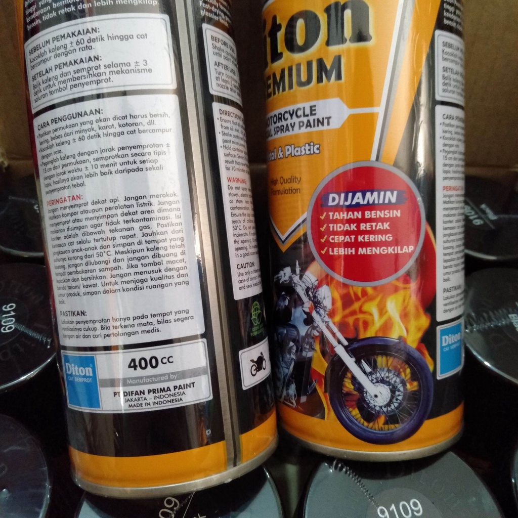 Pilok Pilox Cat Diton Premium Clear Doff 9130 Pernis Doff Tahan Bensin 400cc cat semprot diton premium