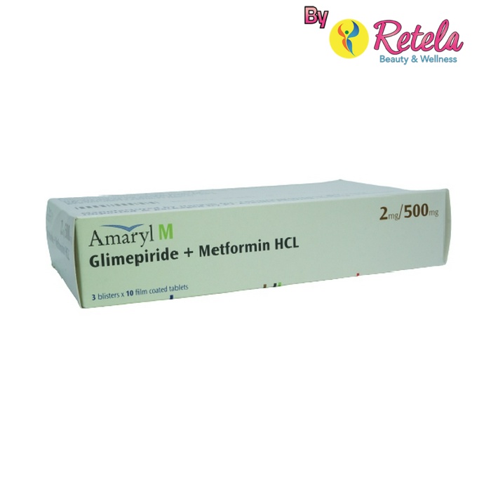 AMARYL M 2 MG/500MG 1 STRIP 10 TABLET