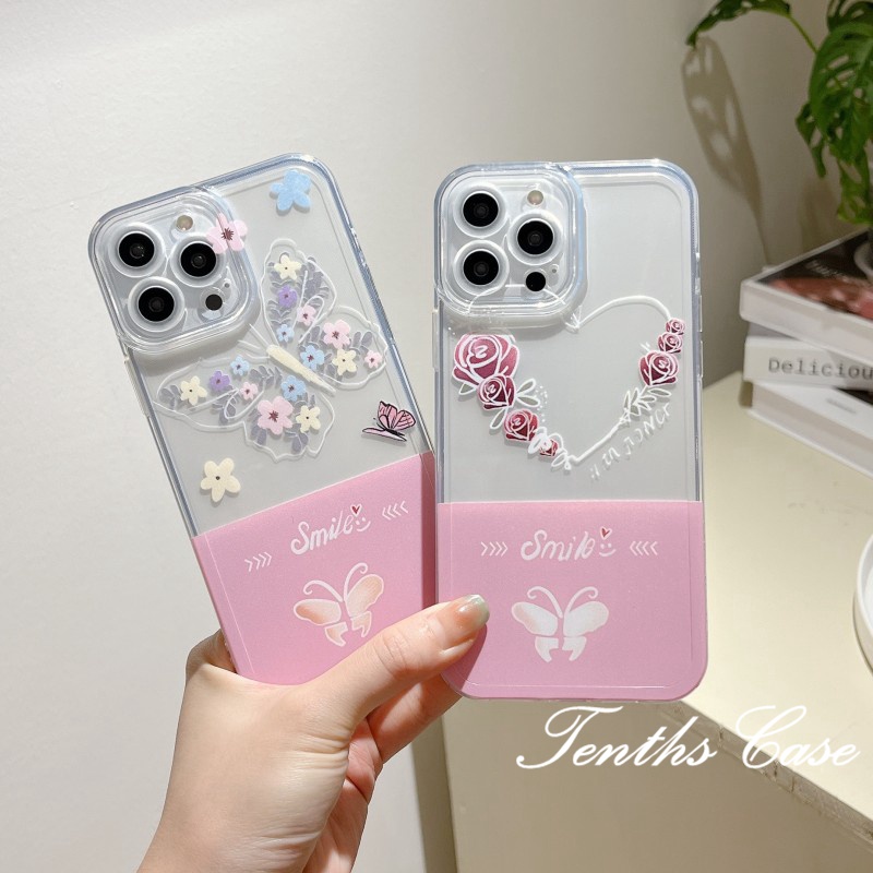 Untuk Redmi 12C A1 10C 10A 10 9T 9C 9A 9catatan 12 11 11s Pro+10s 10 9 8 7Pro Mi12 11 Lite 11T 10T PocoM3 M4 F3 X3 Pro Angel Eye Butterfly Flower Casing Ponsel