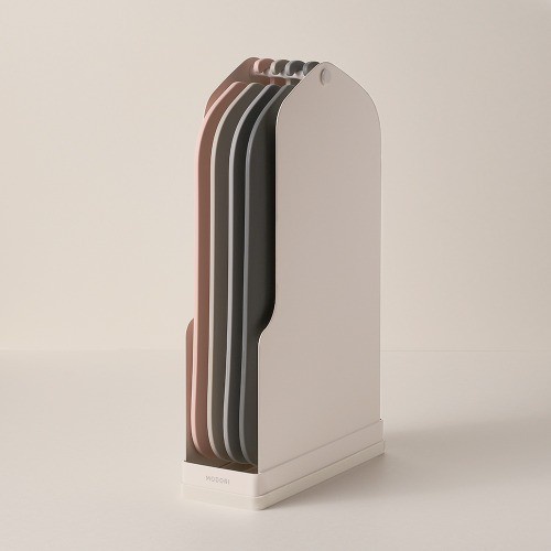 Modori chopping board set with stand talenan bahan TPU