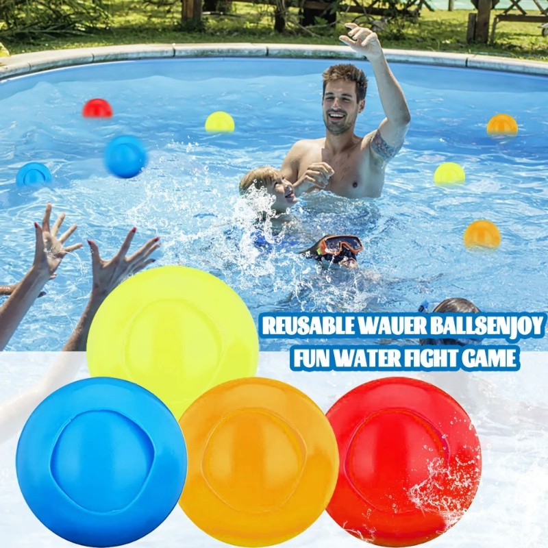 [Fitur] Mainan Novel Anak-Anak Dapat Digunakan Kembali Bola Air Terjun Isi Cepat Self Sealing Splash Balls Musim Panas Kolam Renang Pantai Pesta Bom Mainan Kreatif Silikon Balon Air