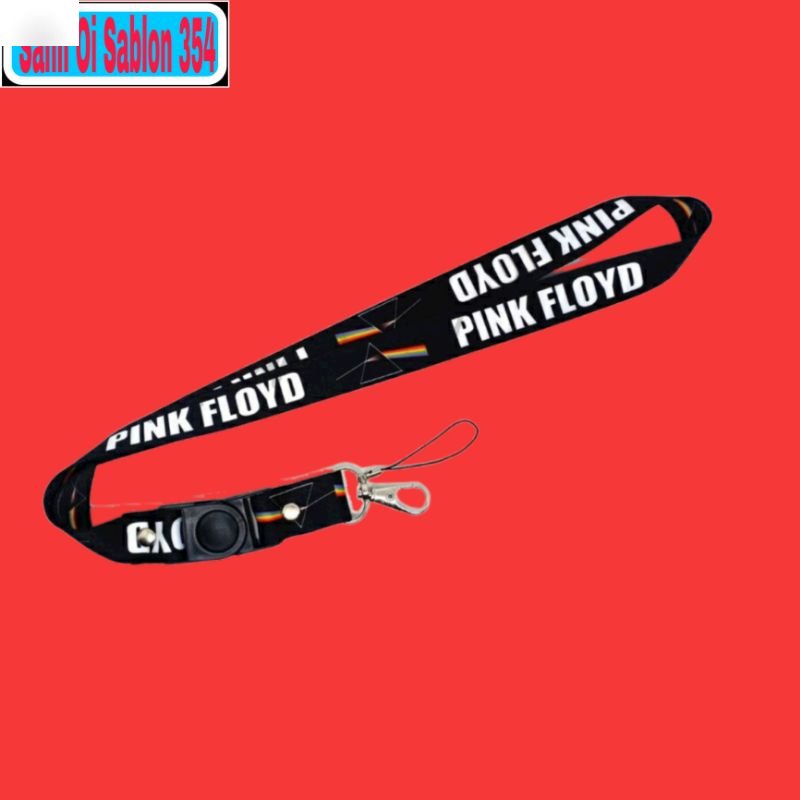 

Tali Lanyard PINK FLOYD band metal rock gantungan kunci/gantungan id card /gantungan hp murah COD
