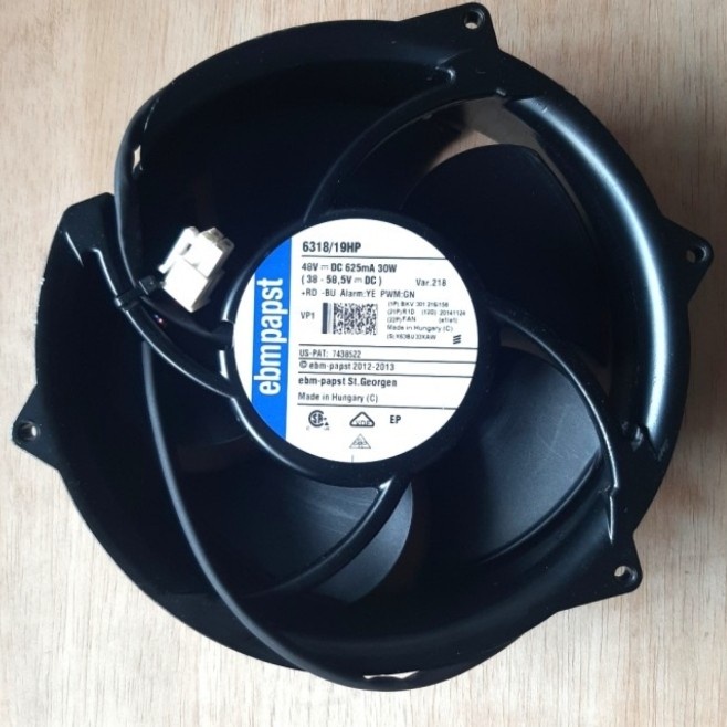 Kipas Fan Pendingin Server Ericsson EBMPAPST 6318/19HP 48VDC Original MFD27