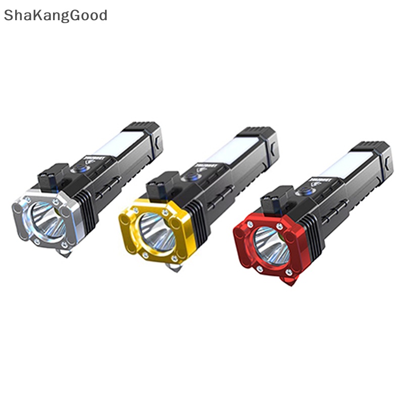 Skid al Senter Mobil safety hammer flashlight USB charging treasure SKK