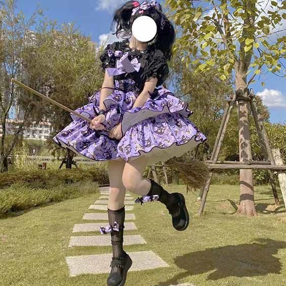 Black Cat Elena Three Skirt Lolita jsk Lolita Dress