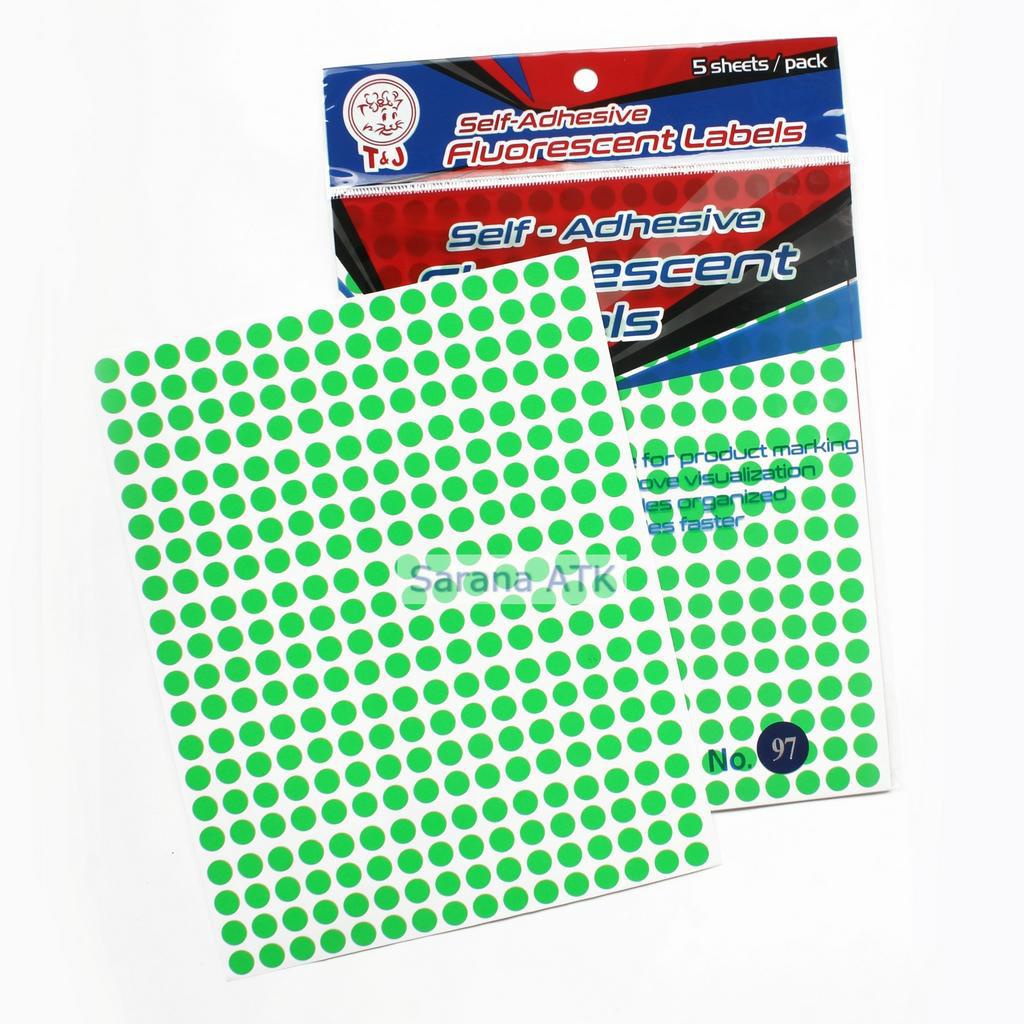 

TOM & JERRY - LABEL COLOR 97 HIJAU [1 PADS]