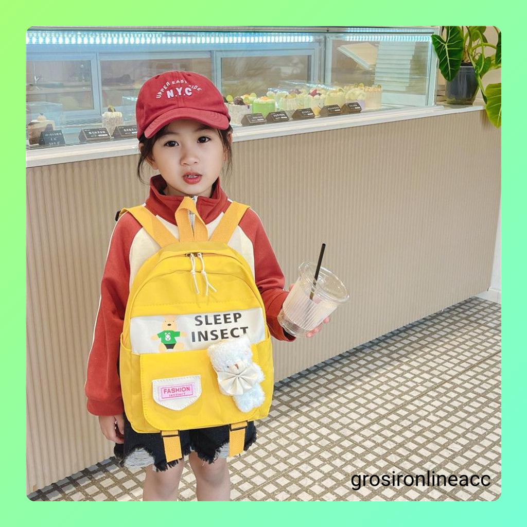 NEW Ransel anak punggung sekolah jalan mall travelling travel FT72 24 x 10.5 x 31 cm