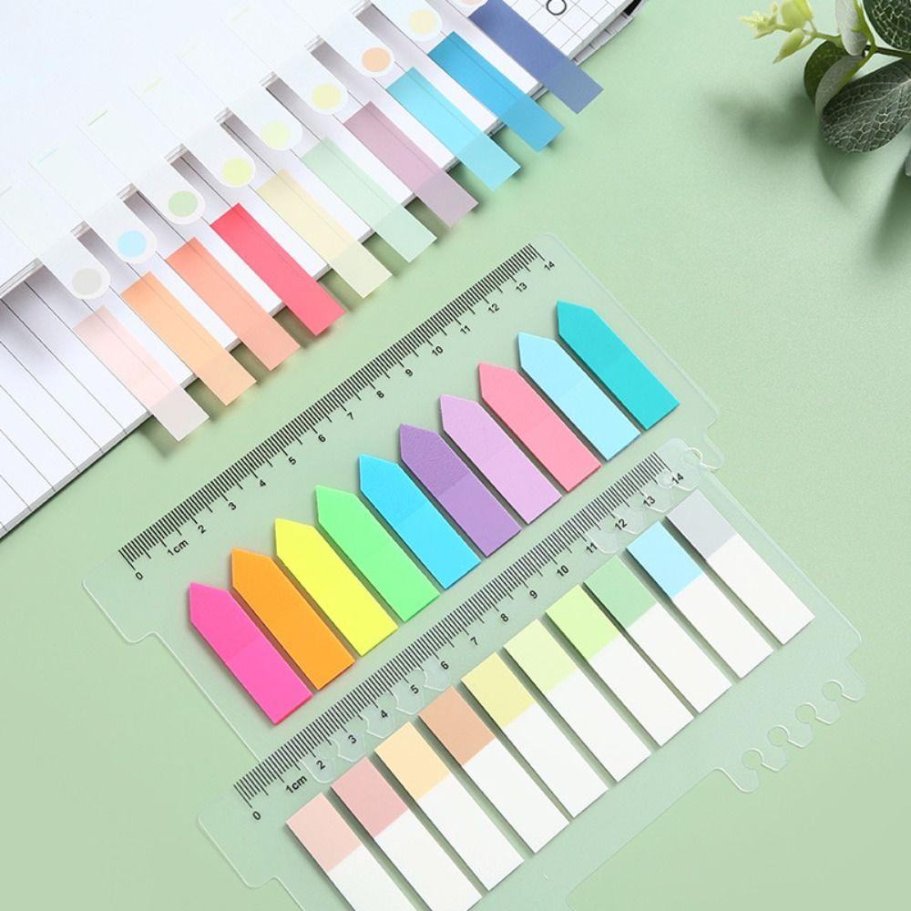 Nanas Sticky Notes Stationery Novelty Tab Strip Bookmark Perlengkapan Kantor Label Loose-leaf