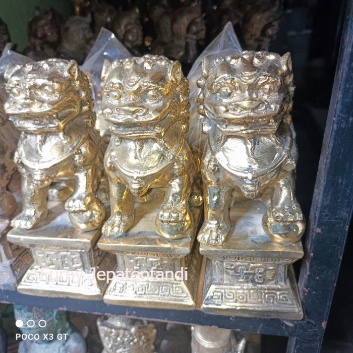 patung kilin kuningan Paling Murah FJF766