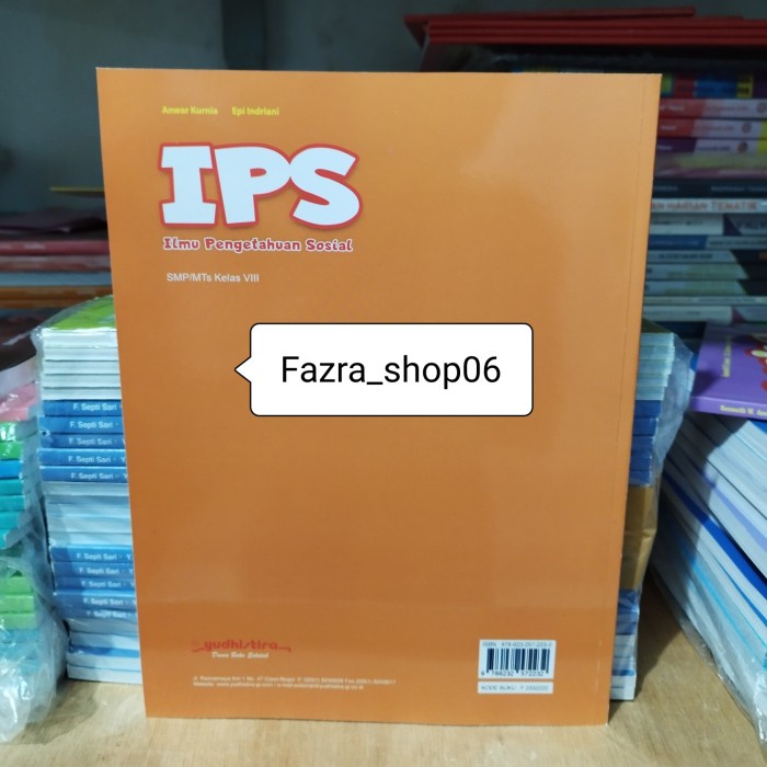 

NEW Buku IPS smp/mts kelas 2/8 kurikulum merdeka Yudhistira