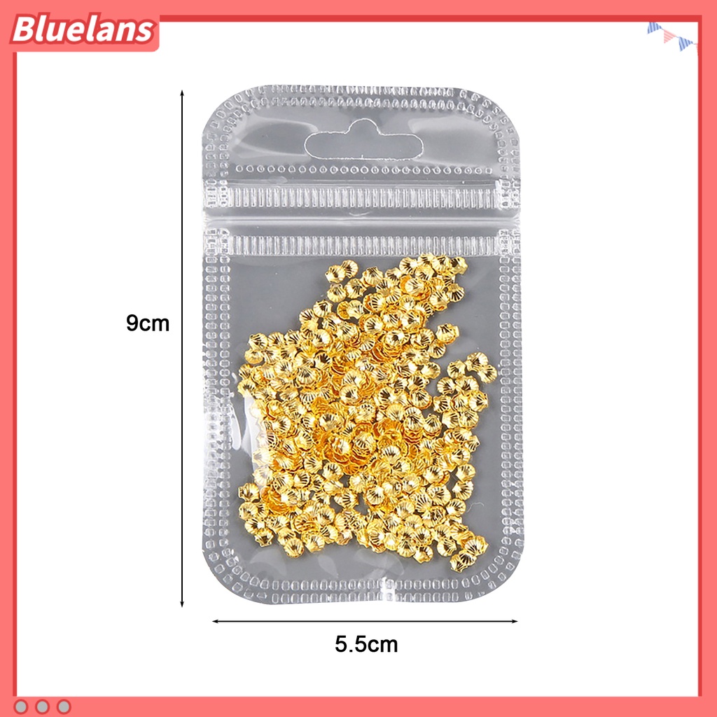 [BLM] 500pcs /Pack Stud Nail Art Desain Hollow Dekorasi Kuku Logam Fashion Manicure Rivet Sequin Untuk Kecantikan