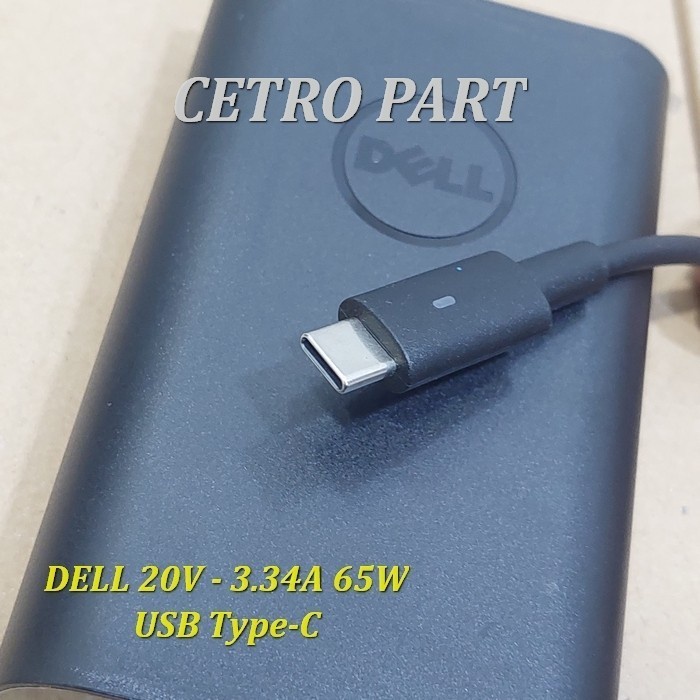 Adaptor Charger DELL XPS 12 9250 Venue 10 Pro 9365 5056 USB Type-C 65W