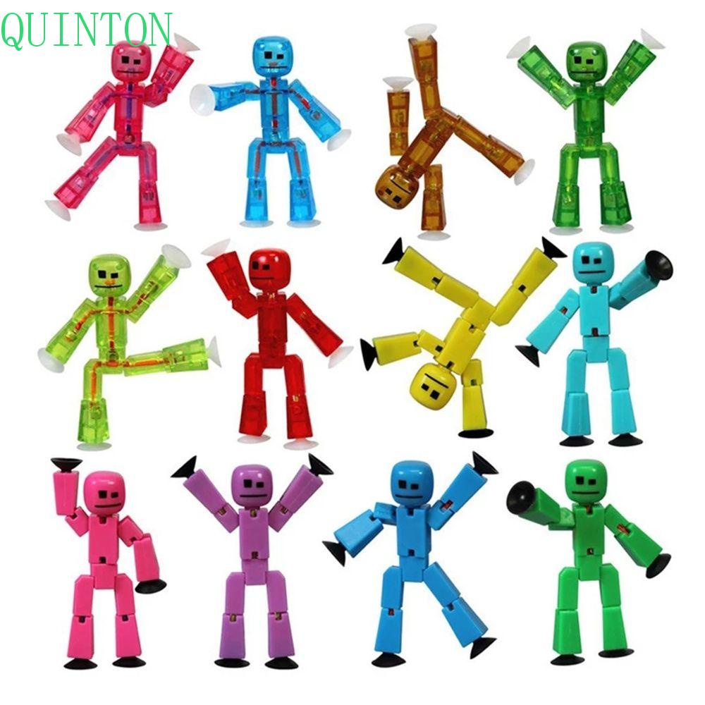 Quinton Stikbot Mainan Random Color Deformation Figure Toy Bisa Pilih Hadiah Lucu Action Figure