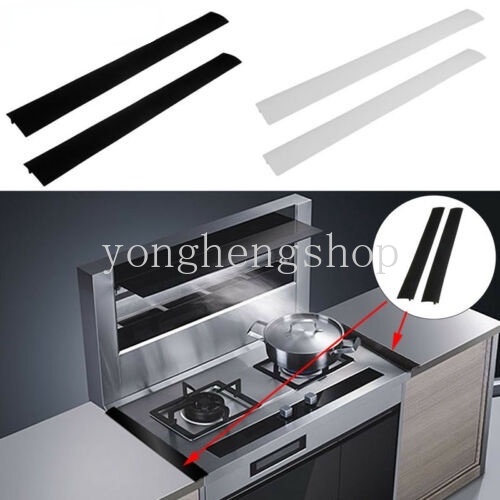 Fleksibel Penutup Celah Kompor Gas Counter Bentuk T Strip Karet Silikon Tahan Panas Oil-proof Gap Sealing Strips Pengisi Celah Dapur