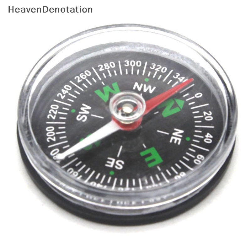 [HeavenDenotation] Kompas Portable Mini Precise Praktis Guider Survival Desain Tombol Compass HDV