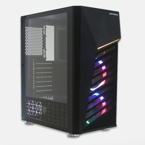 Imperion Kinetic 351 RGB ATX/Micro ATX Case PC Casing Computer Gaming