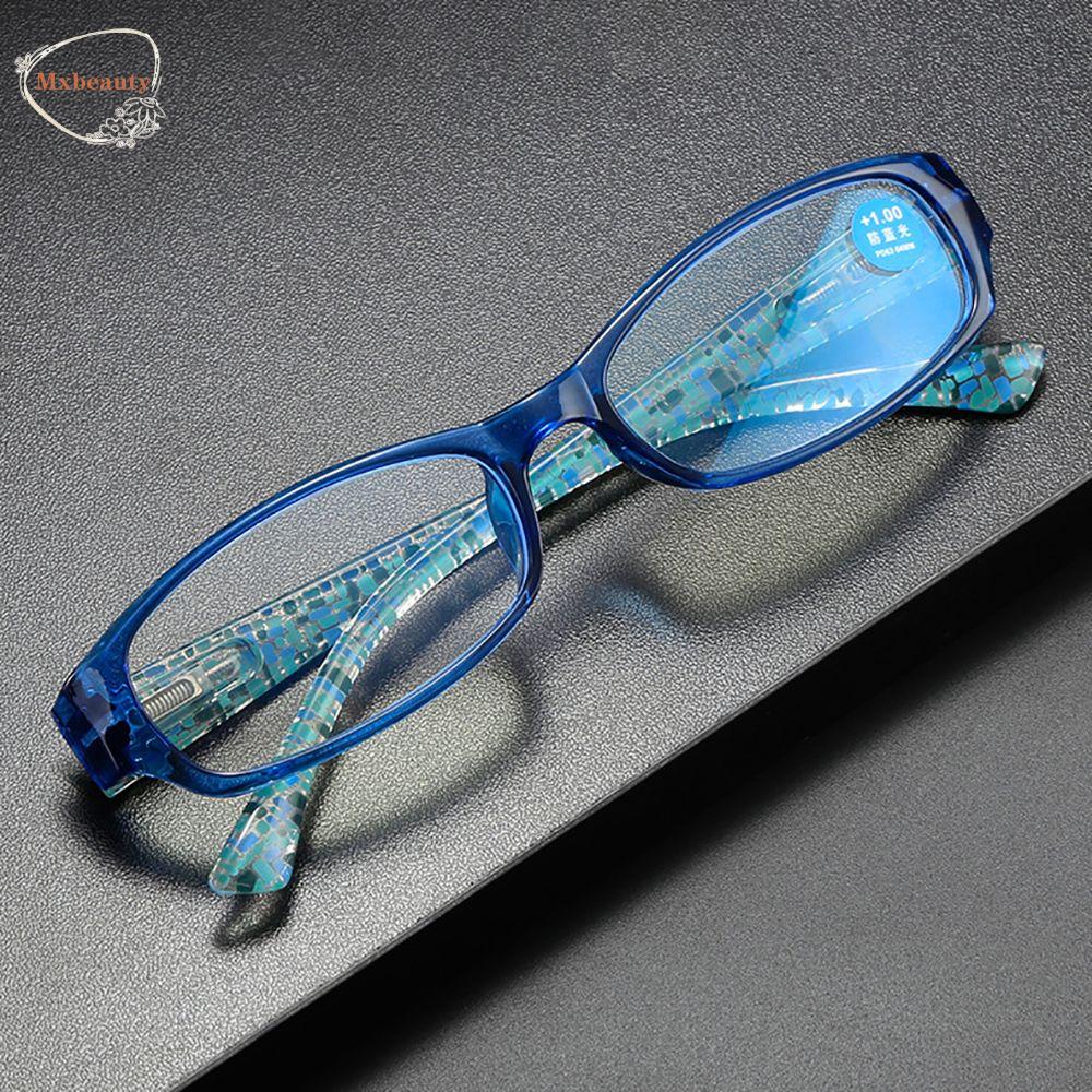 Mxbeauty Kacamata Presbyopic Motif Kaca Mata Anti Radiasi Untuk Wanita Anti Blue Light Blocking Eyeglasses Resin Pria Kaca Anti Radiasi Kacamata Baca