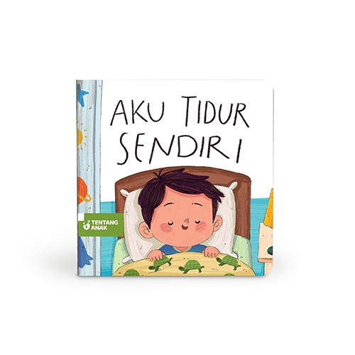 Tentang Anak - Board Book Aku Tidur Sendiri | Buku Cerita Gambar