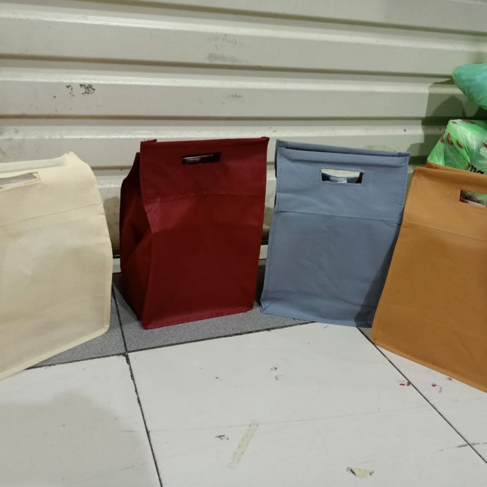 

[SC] tas kain spunbond model bambu buat toples isi 12 pcs tebal