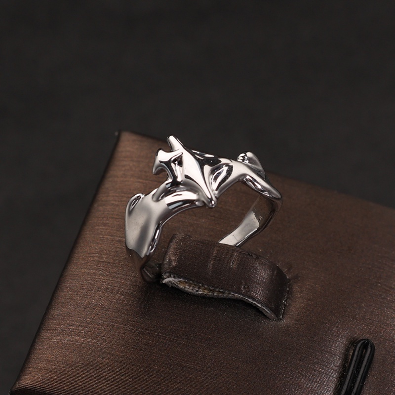Fashion Sederhana Punk Cincin Bintang Tidak Teratur Jari Cincin Kreatif Perhiasan Geometris Hip Hop Adjustable Terbuka Rings Korea Populer Rings