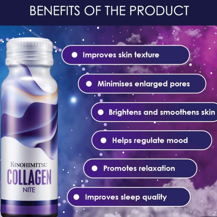 

kinohimitsu collagen diamond nite isi 8btl exp lama