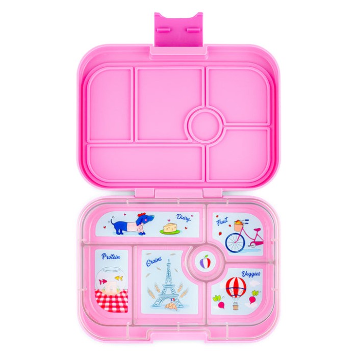 Yumbox Original 6 compartments - Fifi Pink Paris