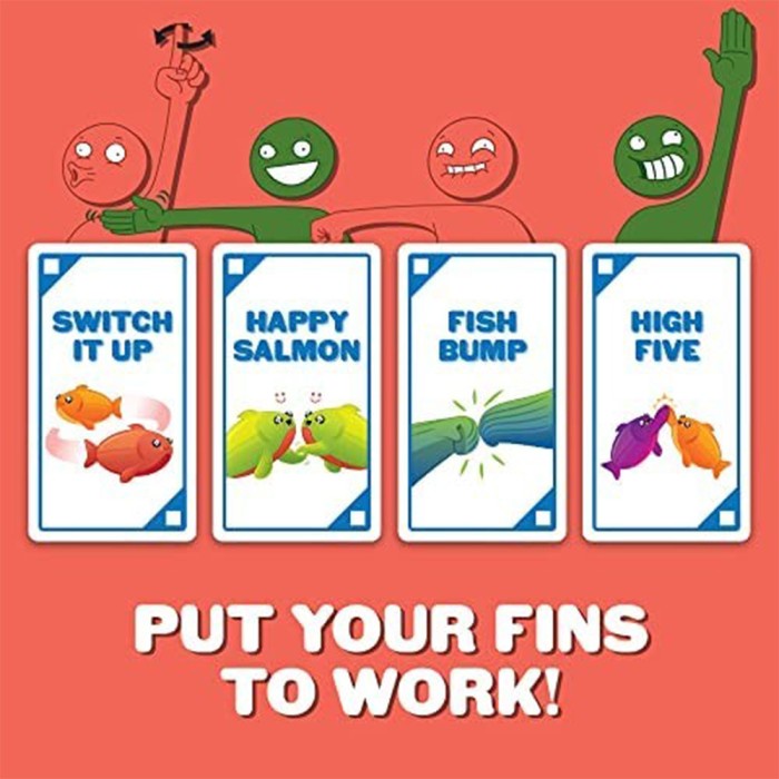 Happy Salmon Family Party Board Games Card Game by Exploding Kittens