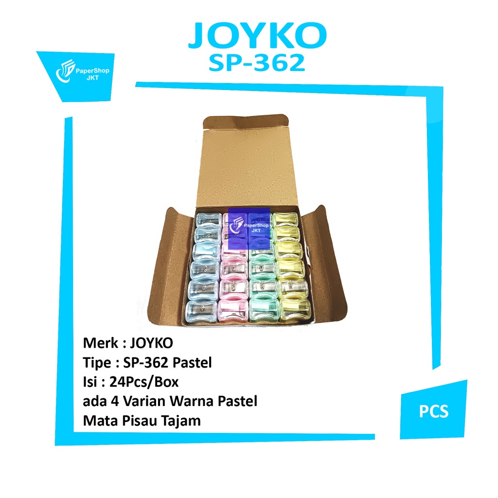 

JOYKO - Rautan Shaepener SP-362 Pastel - Pcs