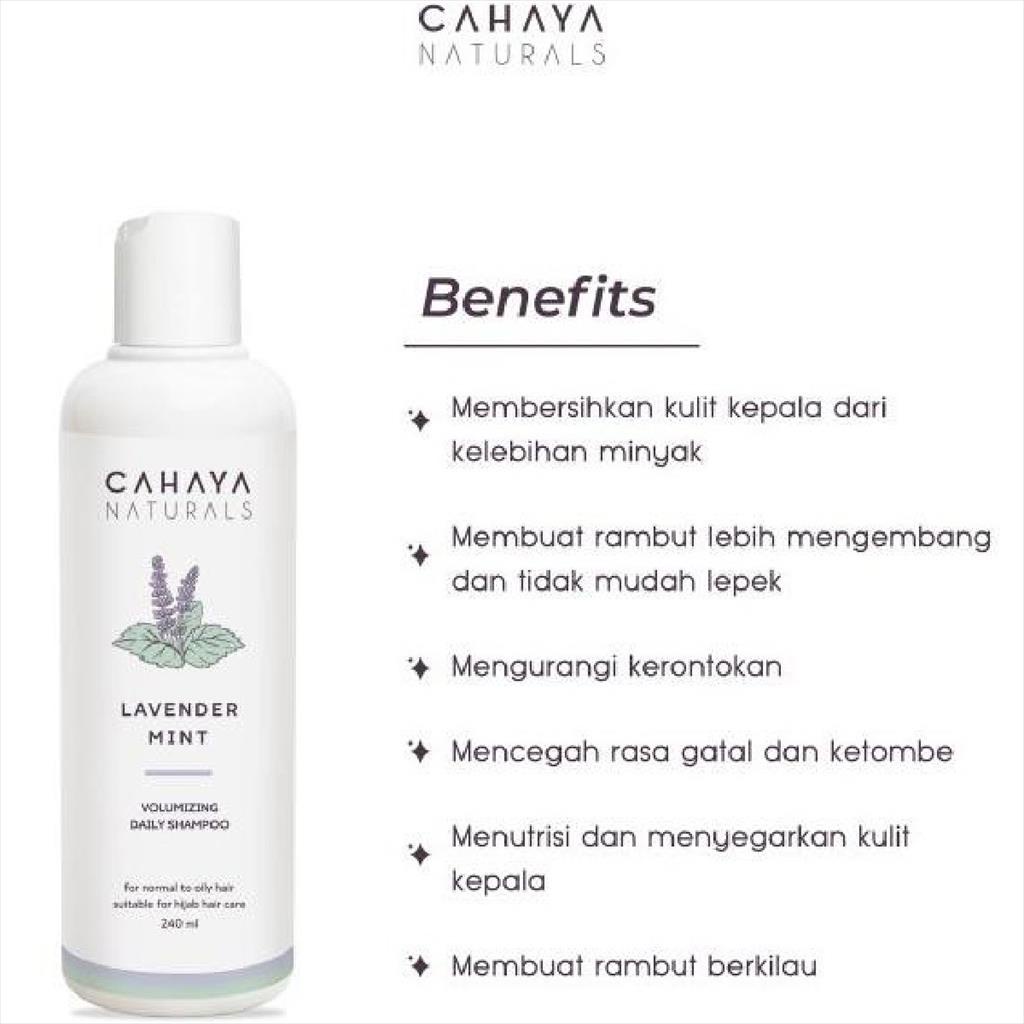 Cahaya Naturals Volumizing Daily Shampoo 100ml 12060203 100 ml Lavender Mint