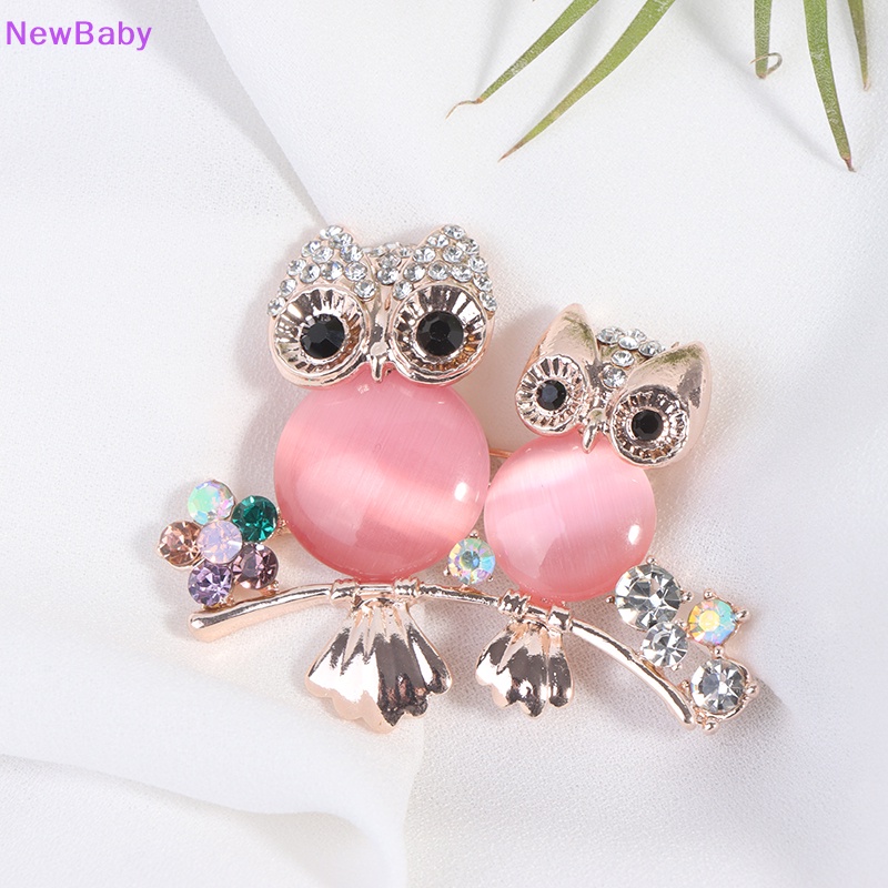 Newbaby 1PC Hewan Bros Pin Wanita Bling Berlian Imitasi Bros Perhiasan Pesta Pernikahan Hadiah ID