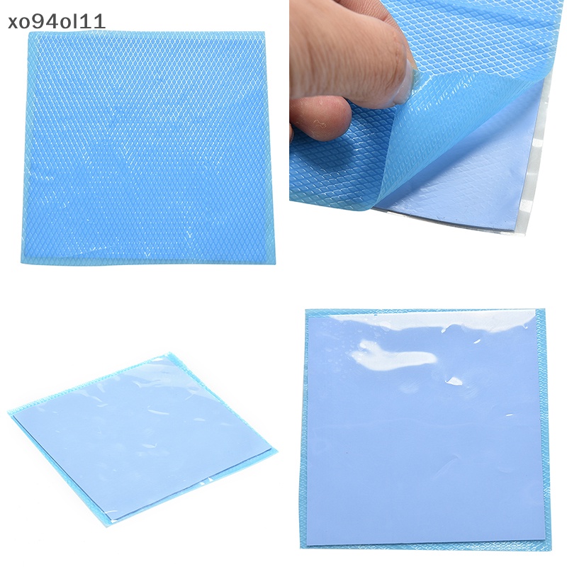 Xo 100mmx100mmx1mm Biru Heatsink Pendingin Thermal Conductive Uncut Silicone Pad OL