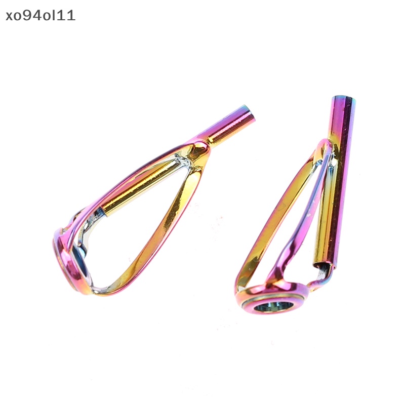 Xo 1pc Sliver/Rain Top Tip Guide Ring Bebas Kusut Untuk Berputar Pancing OL
